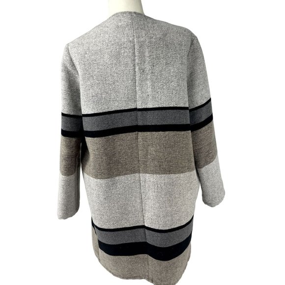 Cupcakes and Cashmere Open Striped Color block Jacket Size M - Picture 4 of 5